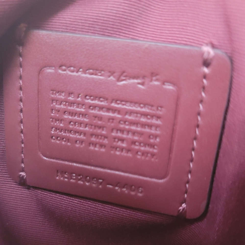 Coach Rexy By Guang Yu Corner Zip Wristlet - Picture 10 of 11